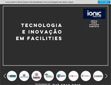 Tablet Screenshot of ionicsystems.com.br